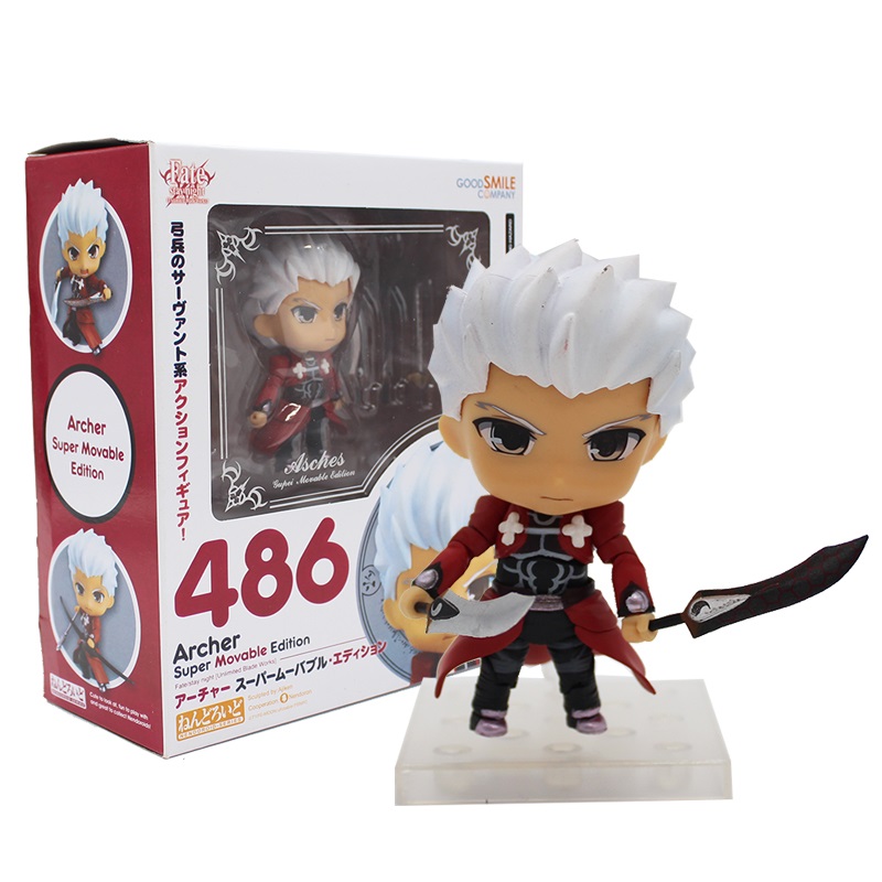 Archer Shiro Fate Night 486 Nendoroid Figma Figura Anime