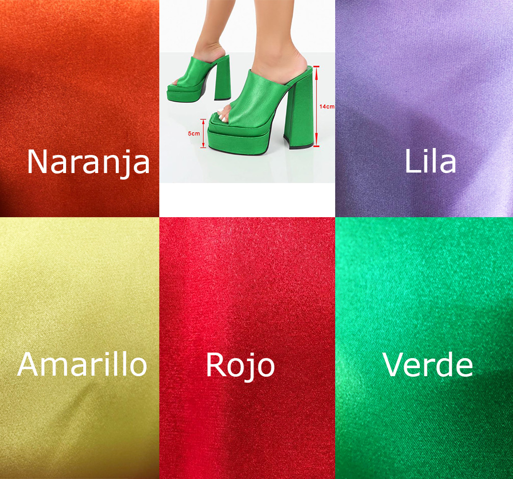 Zapatillas mujer tipo Bratz Sueco con plataforma, modelo a elegir.