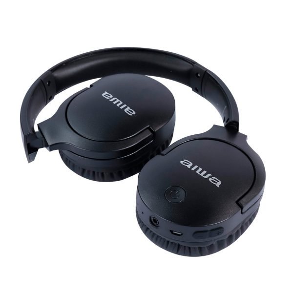 Audífonos Bluetooth Stereo Inalámbricos Aiwa | AW K11V Negro