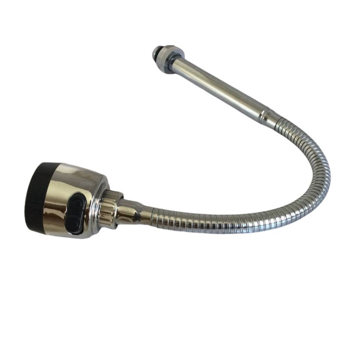 Mezcladora Para Fregadero Cuello Flexible Acero Inox Cuerpo Zinc 