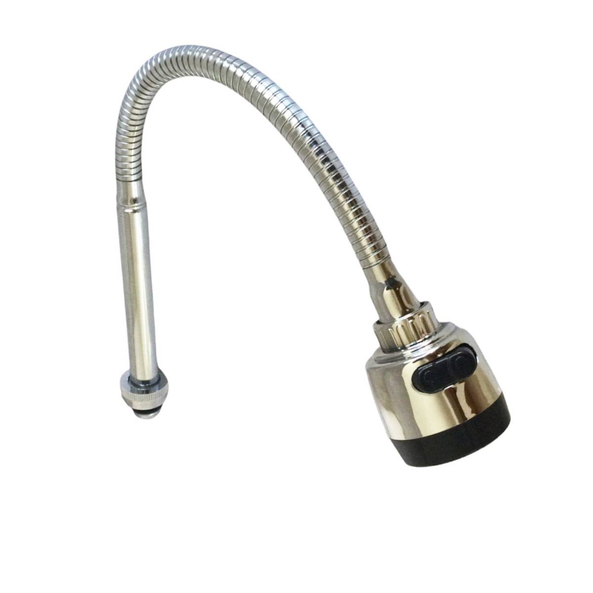 Mezcladora Para Fregadero Cuello Flexible Acero Inox Cuerpo Zinc 