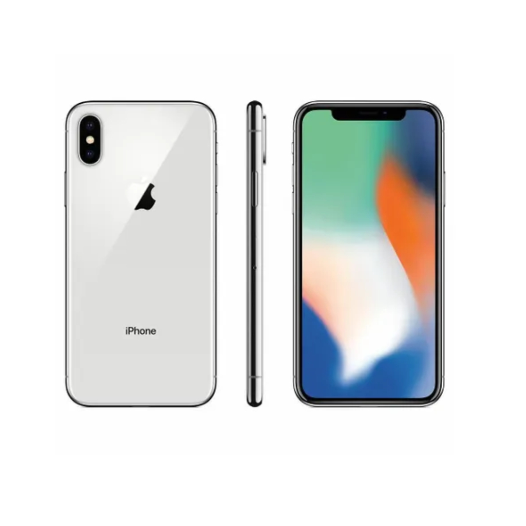 Celular Apple iPhone X 256gb Silver reacondicionado Grado C