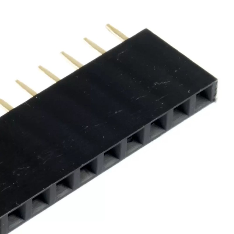 10 Piezas Header Pinera Hembra Cuadrada 40 Pines 2.54mm