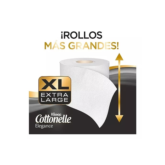 Papel Higiénico Kleenex Cottonelle Elegance 16 Rollos