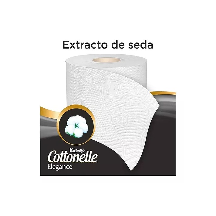 Papel Higiénico Kleenex Cottonelle Elegance 16 Rollos