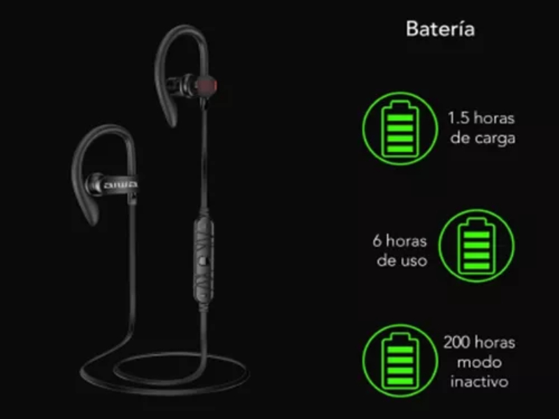 Audífonos Inalámbricos Deportivos Aiwa AW AP6BT