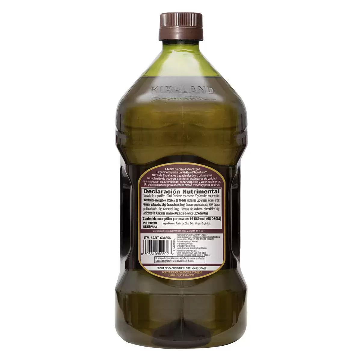 Aceite de Olivo Orgánico 2 l