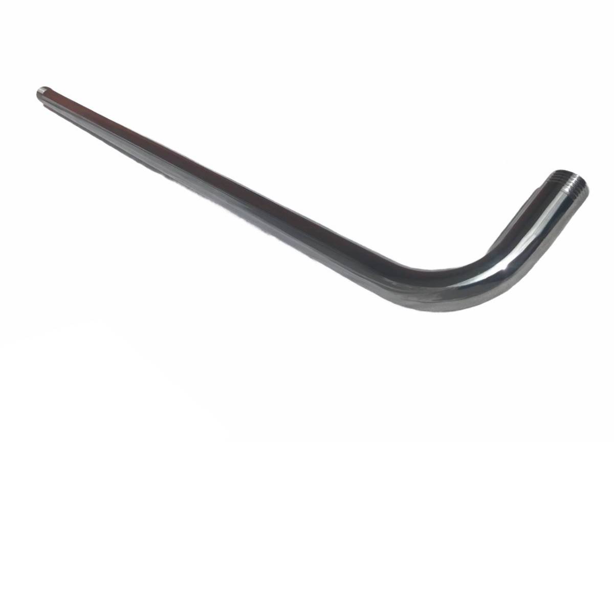 Brazo Para Regadera De 60 Cm De Acero Inoxidable Y Chapeton