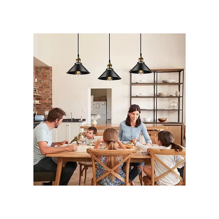 Lámpara Colgante  Industrial Vintage Techo Hogar 3pcs