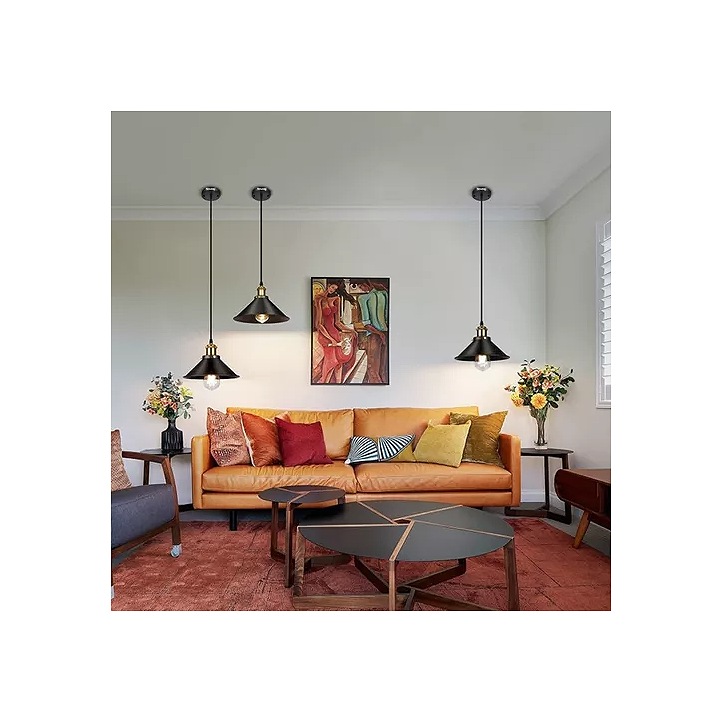 Lámpara Colgante  Industrial Vintage Techo Hogar 3pcs