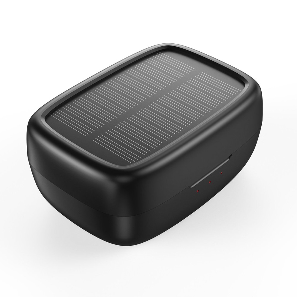 Audifonos Bluetooth con Estuche de Carga Solar.