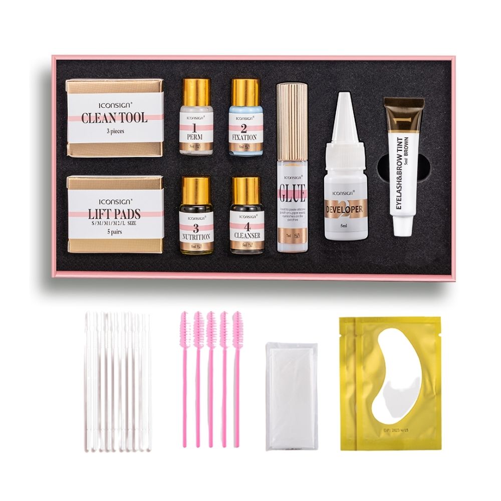 Kit Rizado Pestañas Lash Lift Pigmento Cejas Larga Duracion