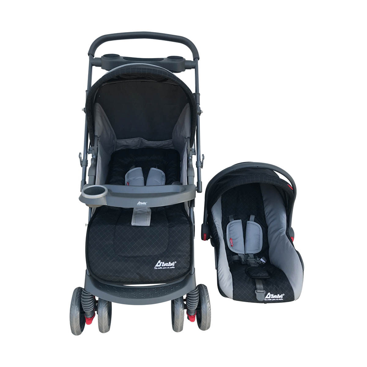 Carriola D`Bebe Travel System Star Baby Negro.