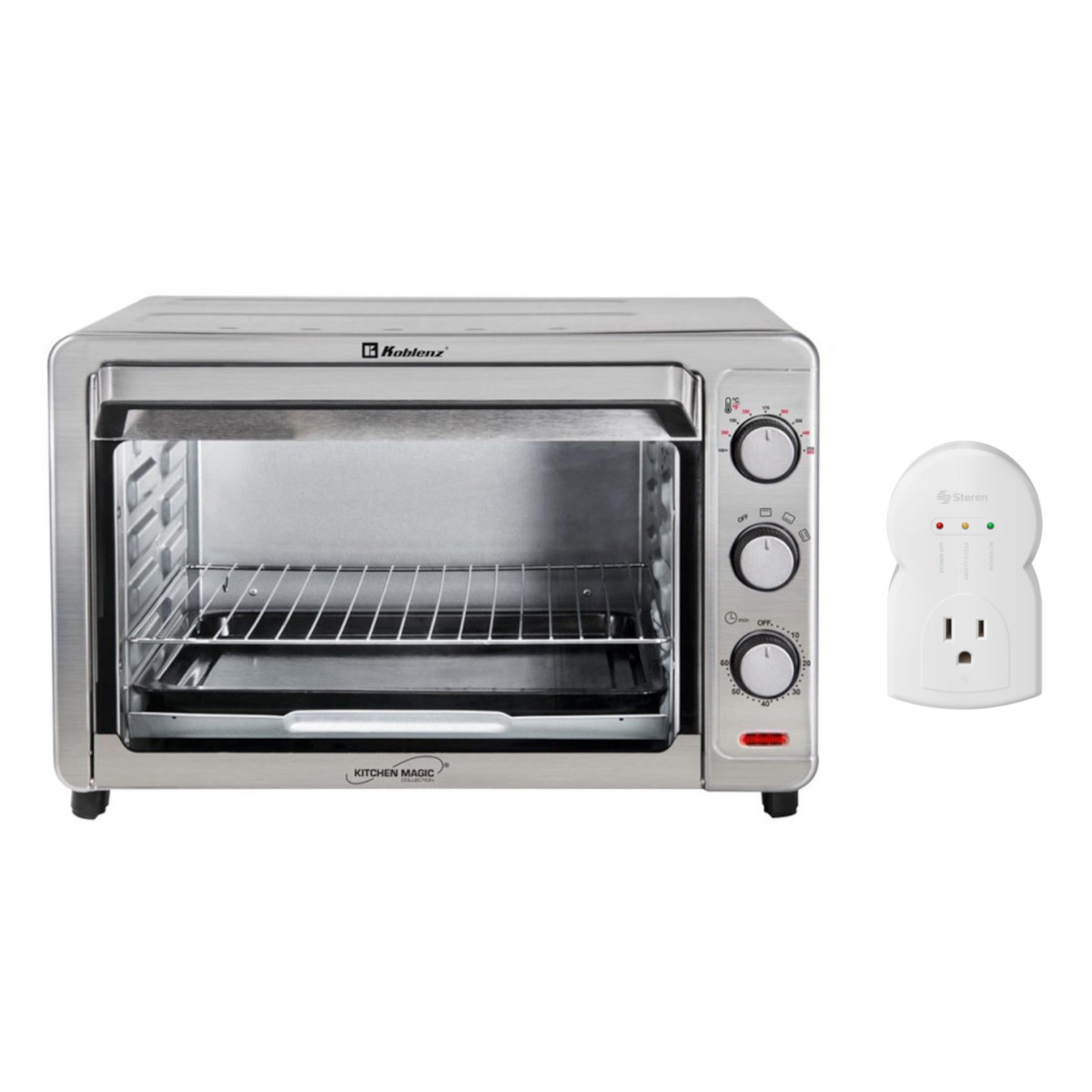 Horno Eléctrico KOBLENZ HKM-1500 S 32L + Protector voltaje