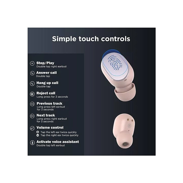 Htc Tws Audifonos Inalambricos Con Microfono Bluetooth 5.1