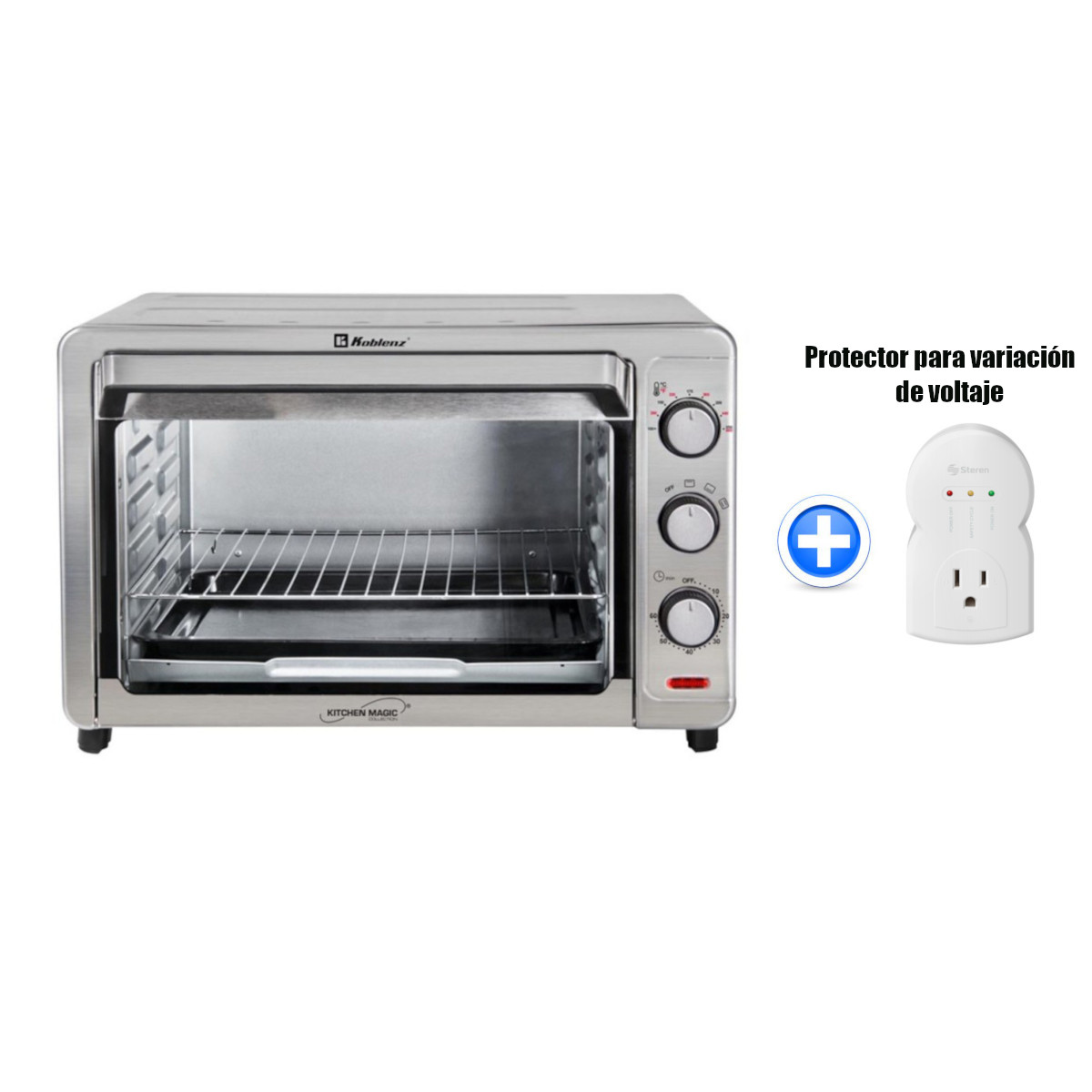 Horno Eléctrico KOBLENZ HKM-1500 S 32L + Protector voltaje