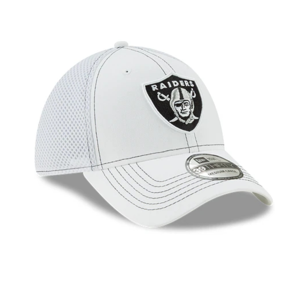 Gorra New Era 39thirty Raiders blanca 11859620