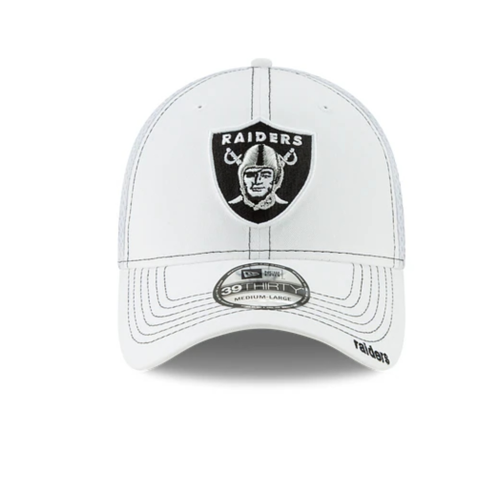 Gorra New Era 39thirty Raiders blanca 11859620