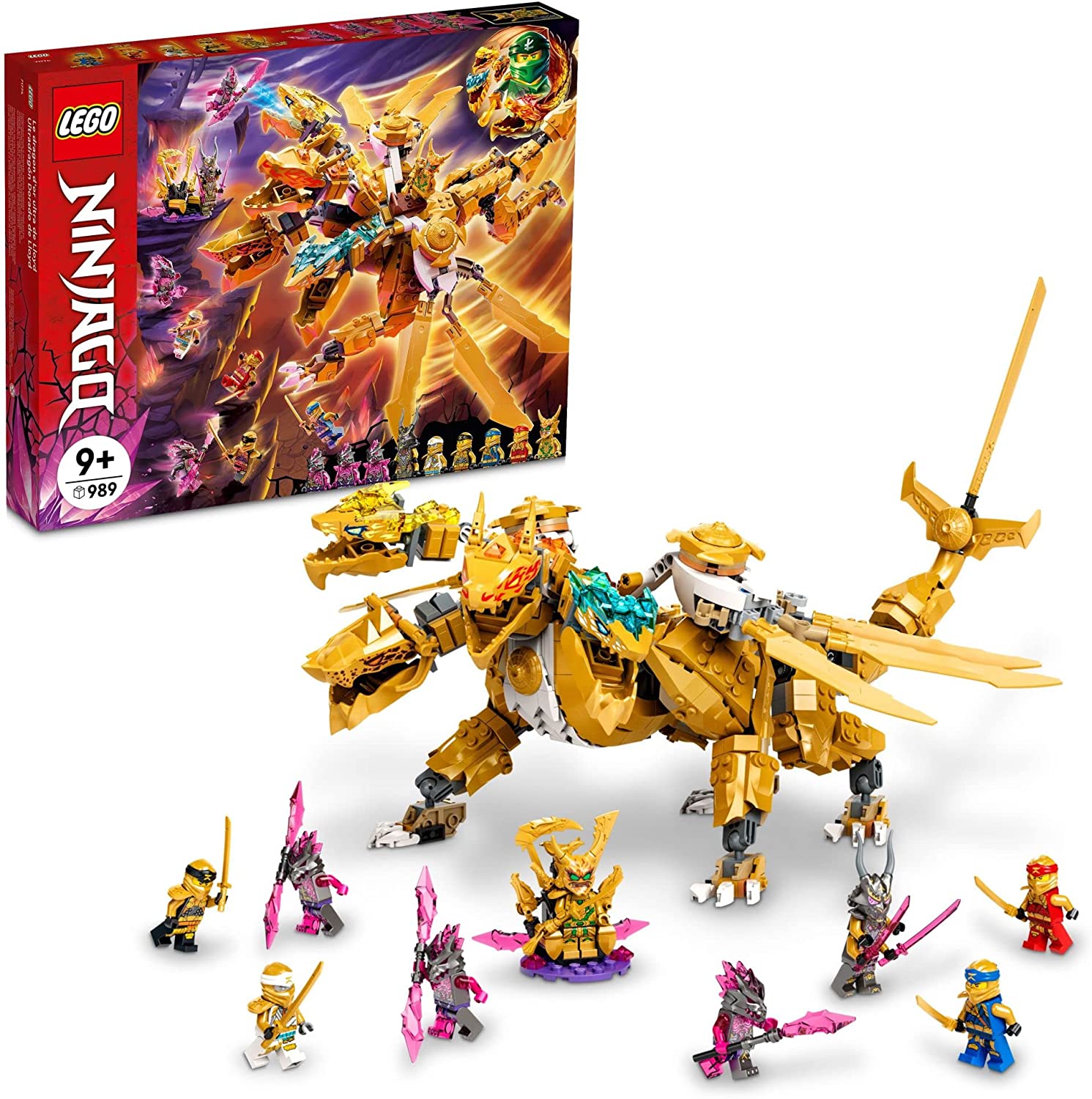 Lego Ninjago 71774 Ultradragón Dorado De Lloyd