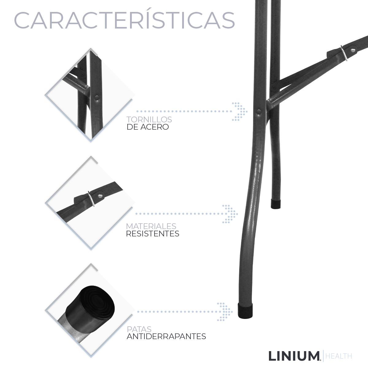 Linium Mesa Plegable 180 cm Plastico tipo Rattan para Banquetes