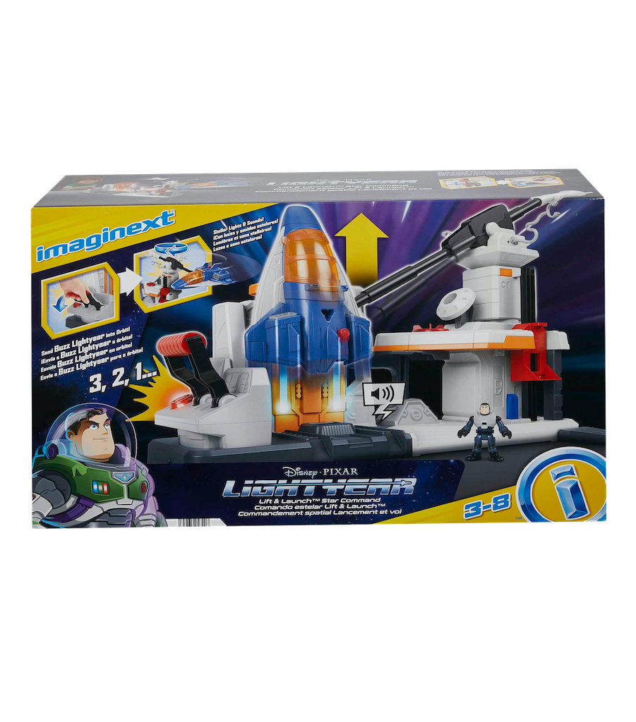 Imaginext Disney Lightyear Comando Estelar Levanta Y Lanza