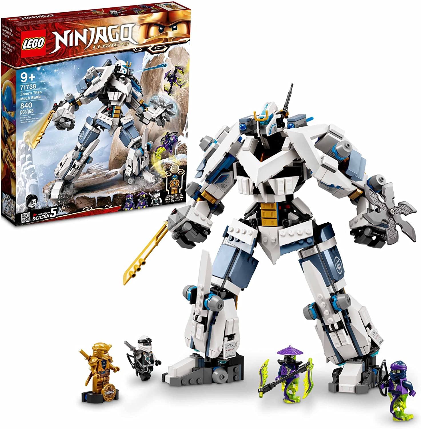 Lego Ninjago 71738 Combate En El Titan Robot De Zane