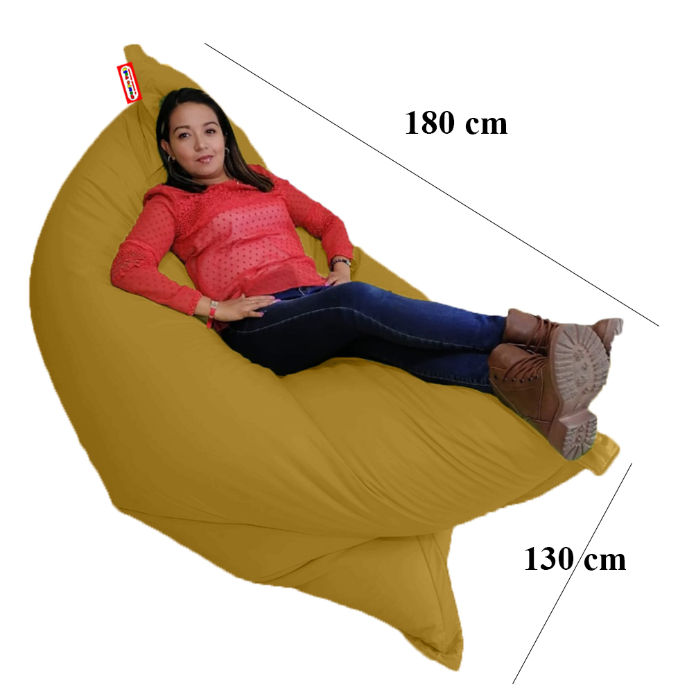 Sillón Puff Mundo Puff Bigbag Gigante Colores Serios
