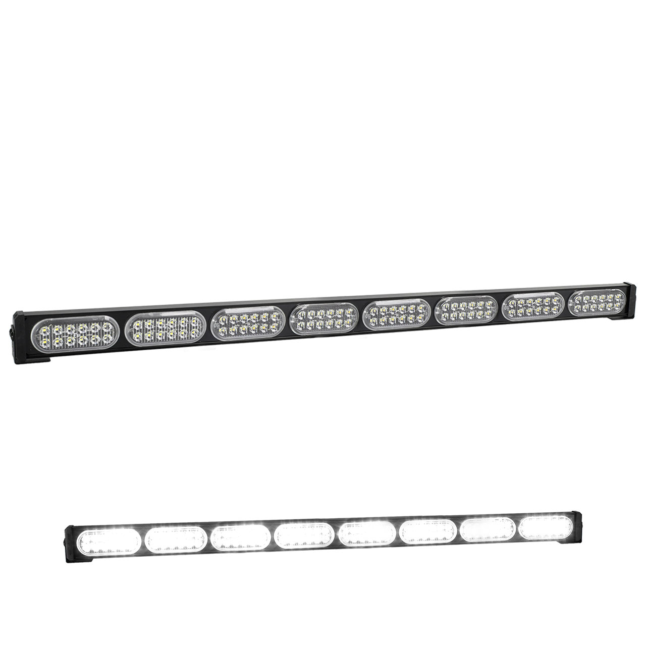 Barra Torreta 96 Led 8 Modulos 33 Pulgadas Policia 12-24v