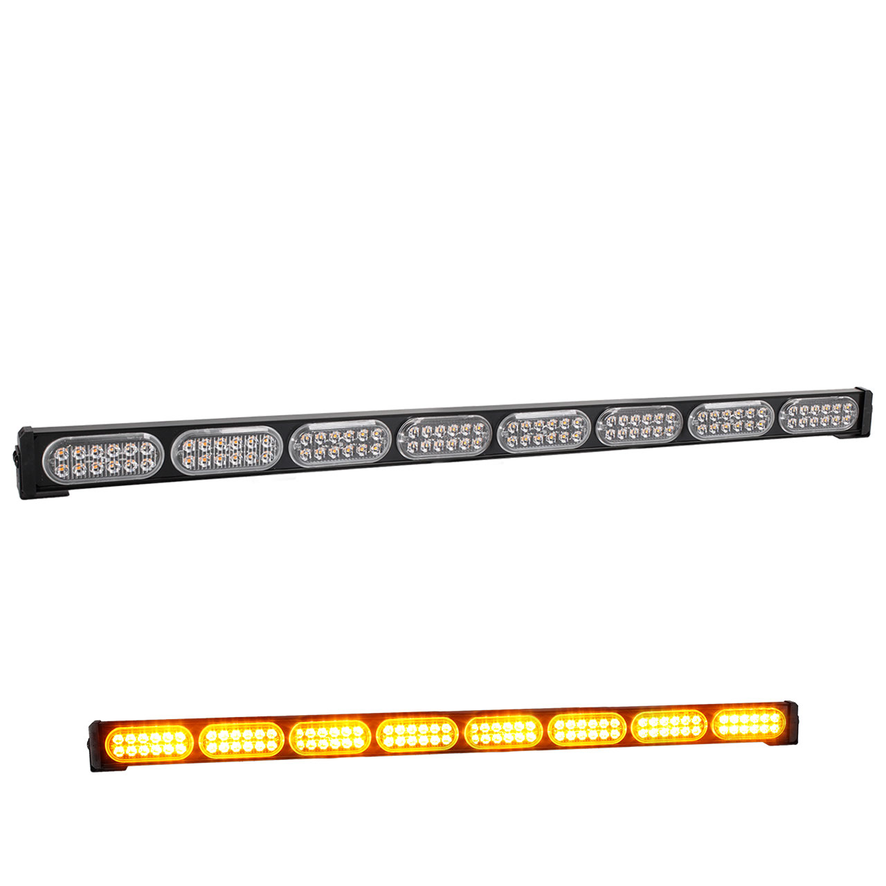 Barra Torreta 96 Led 8 Modulos 33 Pulgadas Policia 12-24v