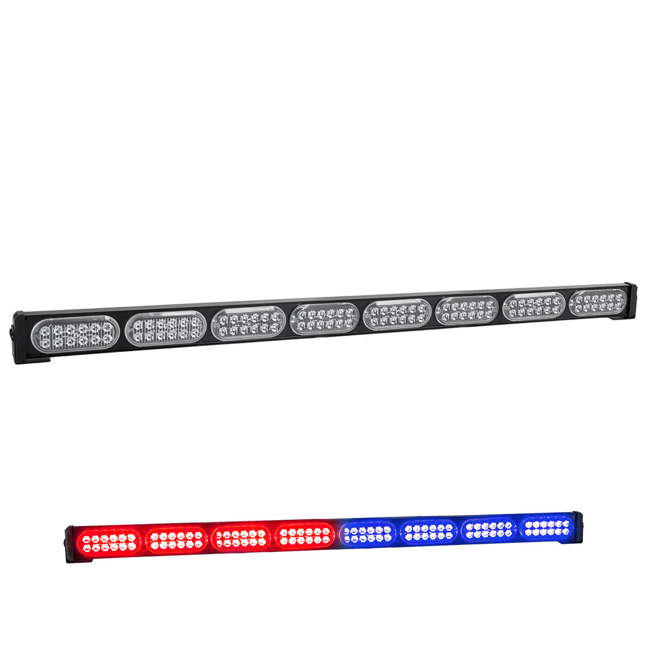 Barra Torreta 96 Led 8 Modulos 33 Pulgadas Policia 12-24v