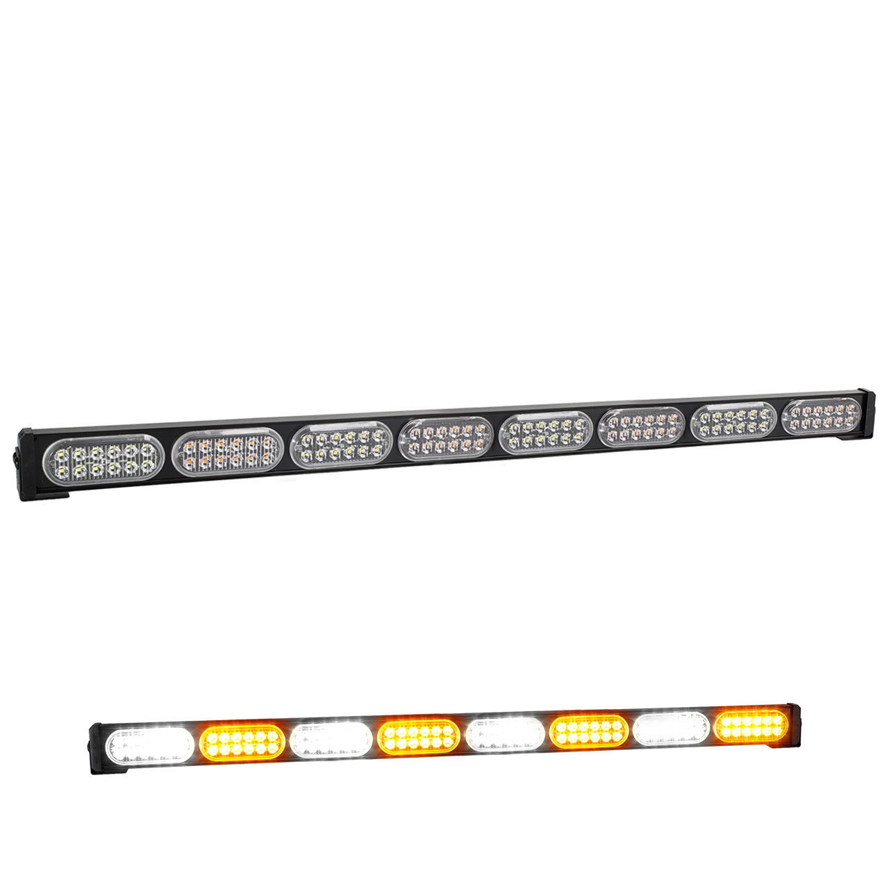 Barra Torreta 96 Led 8 Modulos 33 Pulgadas Policia 12-24v