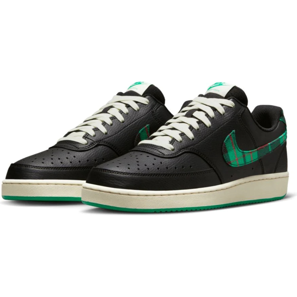 TENIS CASUAL NIKE COURT VISION LO NN NEGRO/VERDE DE HOMBRE FD0321-100