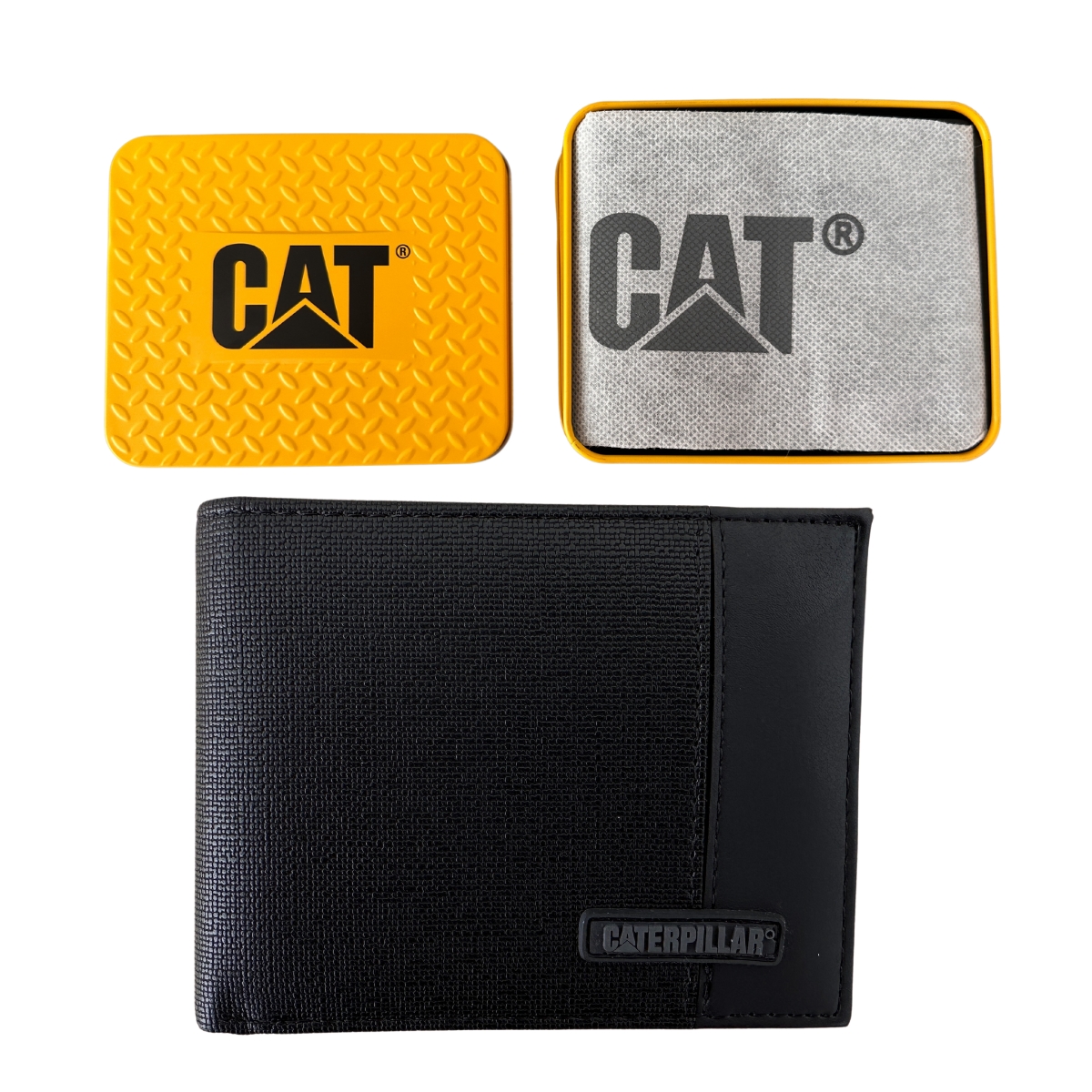 Cartera Cat Hombre Caterpillar Billetera Tarjetero Original