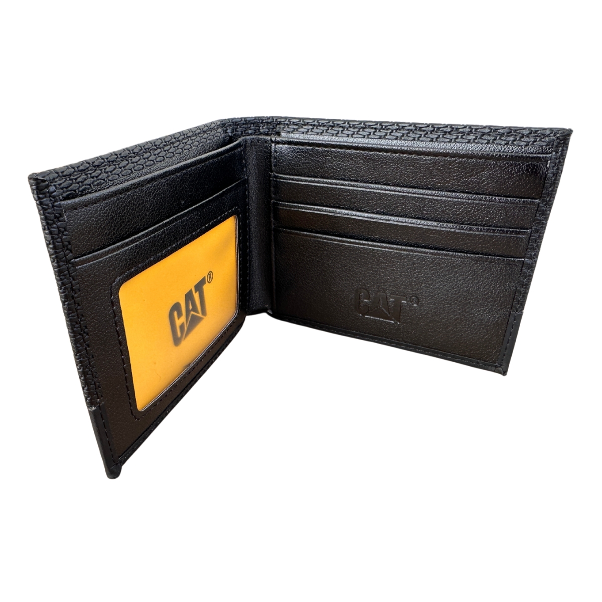  Cartera Cat Hombre Caterpillar Billetera Cafe Original Tarje
