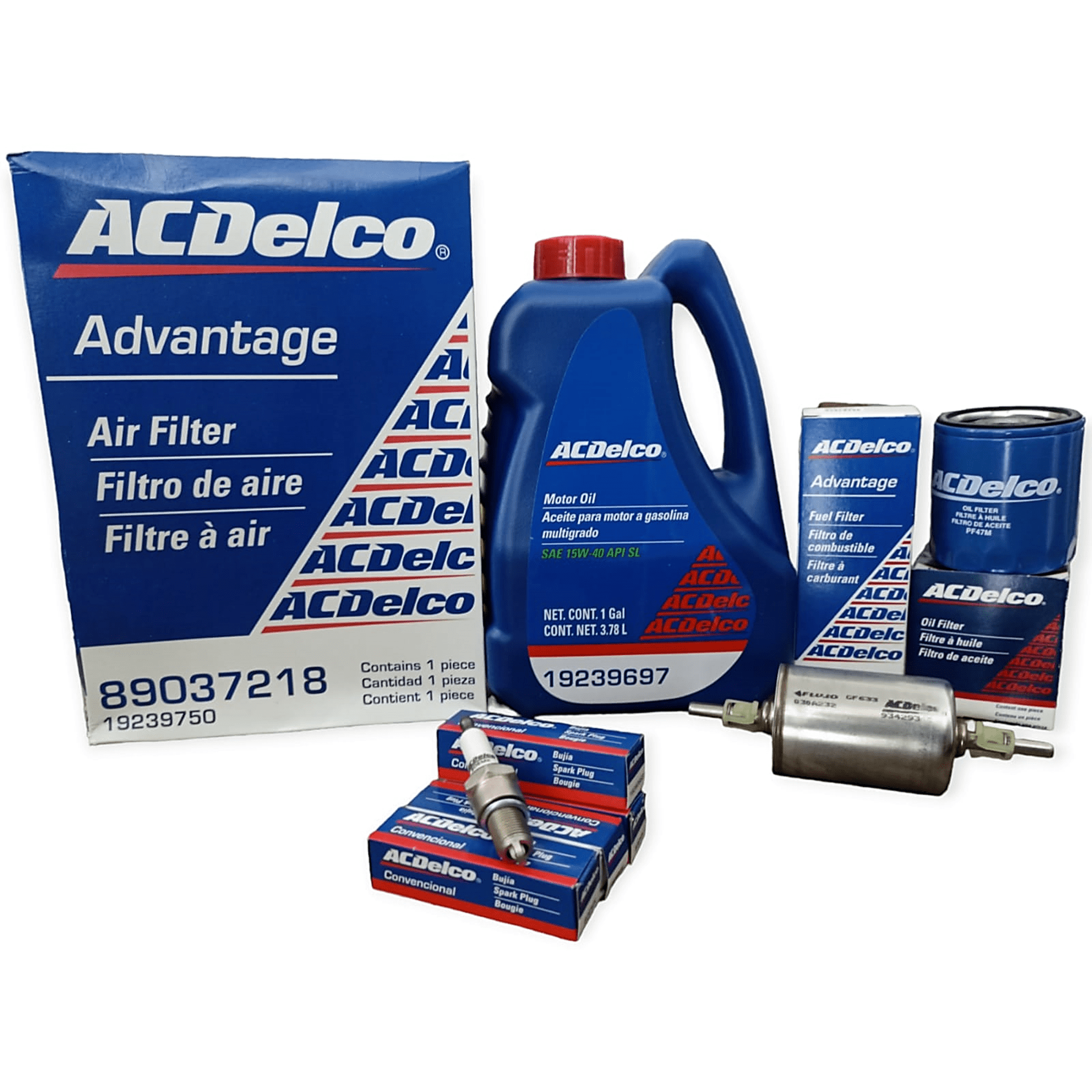 Kit Afinación ACDelco Tornado 04-11 15W40 Corsa 04-11 Mult. Bujía Bifurcada