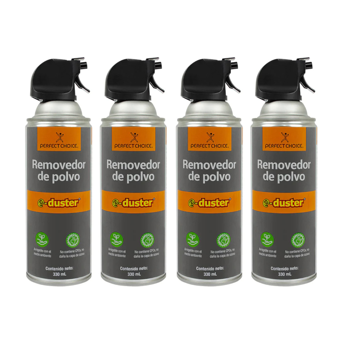 Aire Comprimido PC Perfect Choice KIT 4 piezas de 330 ml c/u