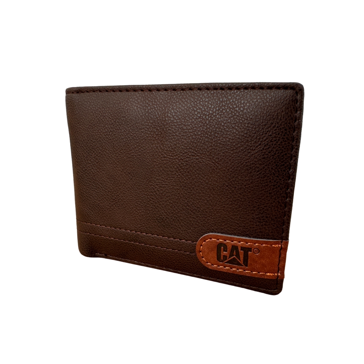 Cartera Cat Hombre Billetera Café Original Tarjetero Caballe