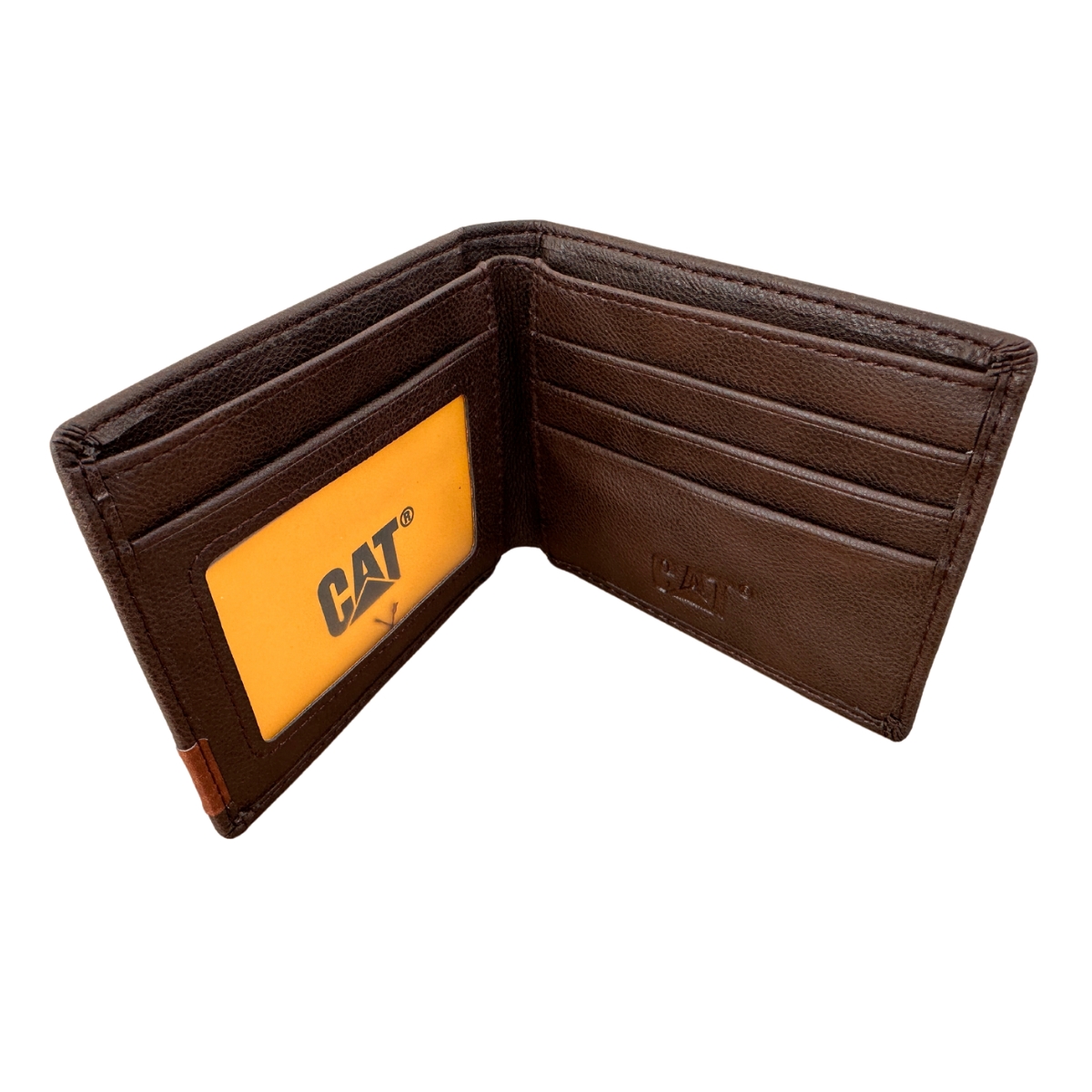 Cartera Cat Hombre Billetera Café Original Tarjetero Caballe