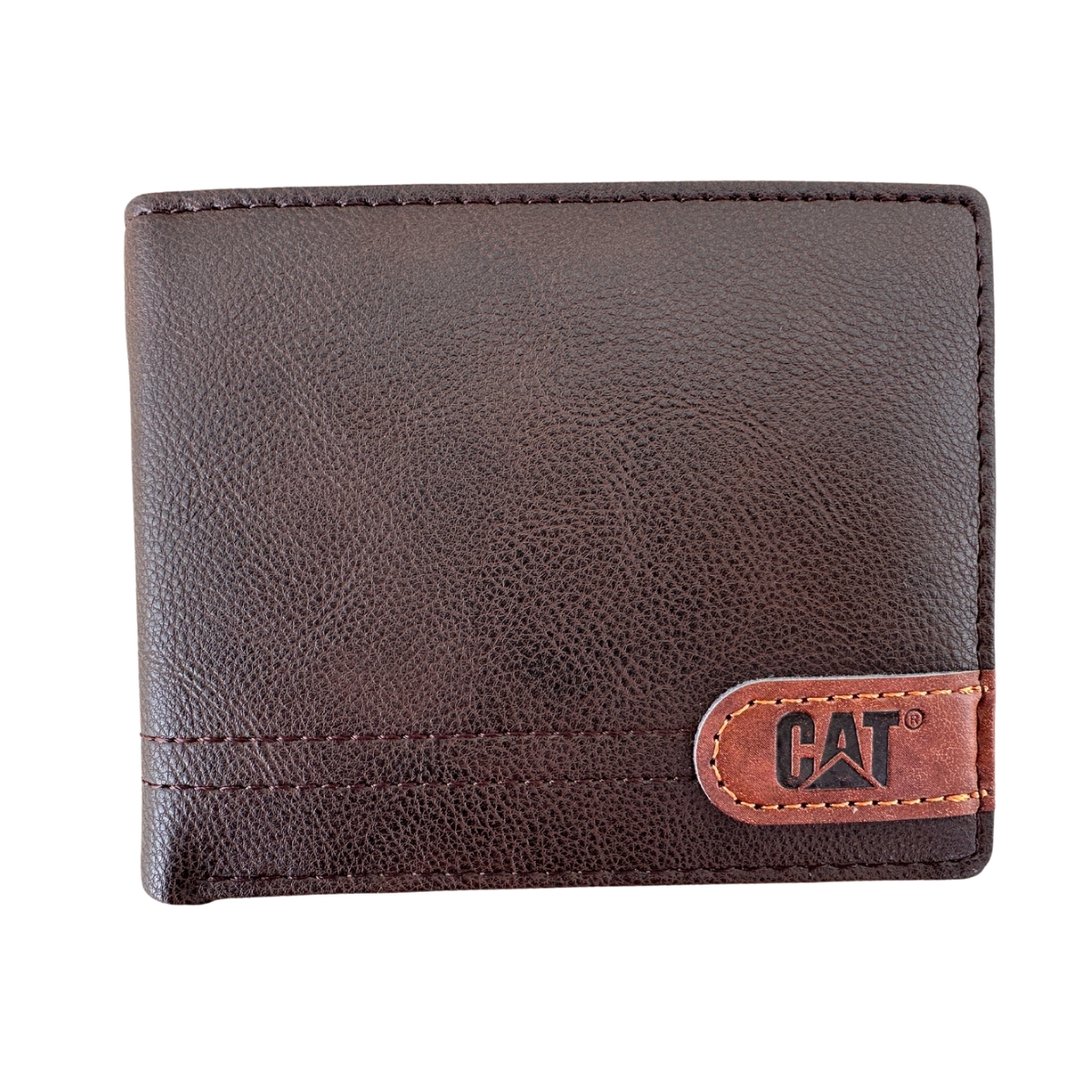 Cartera Cat Hombre Billetera Café Original Tarjetero Caballe