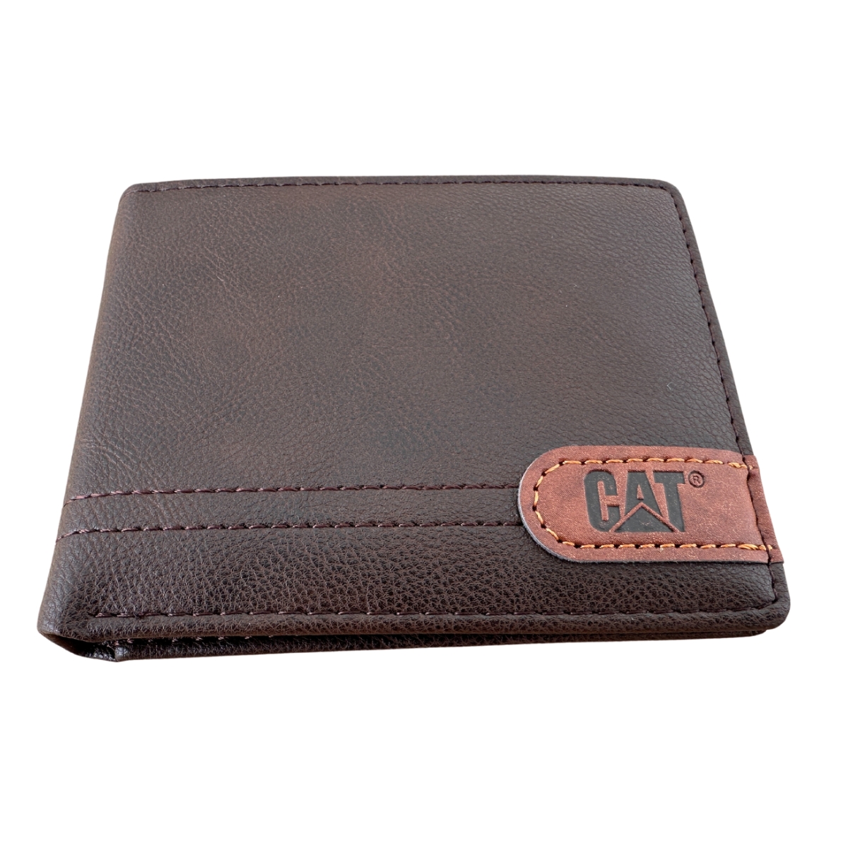 Cartera Cat Hombre Billetera Café Original Tarjetero Caballe