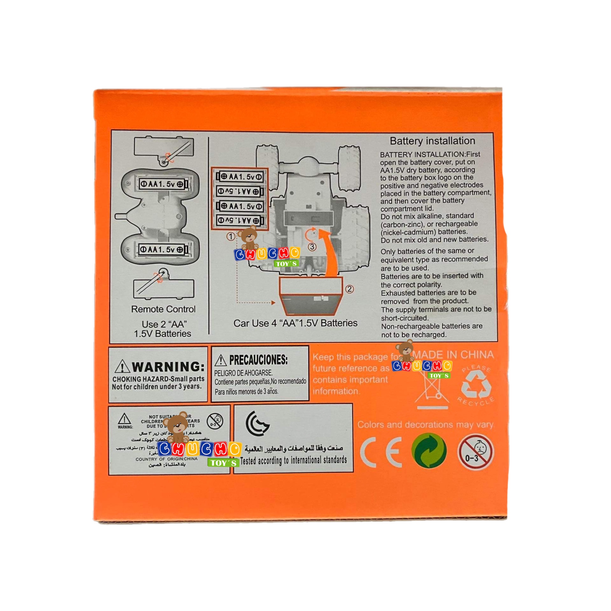 Carro Acrobático De Control Remoto Con Luces Led Recargable
