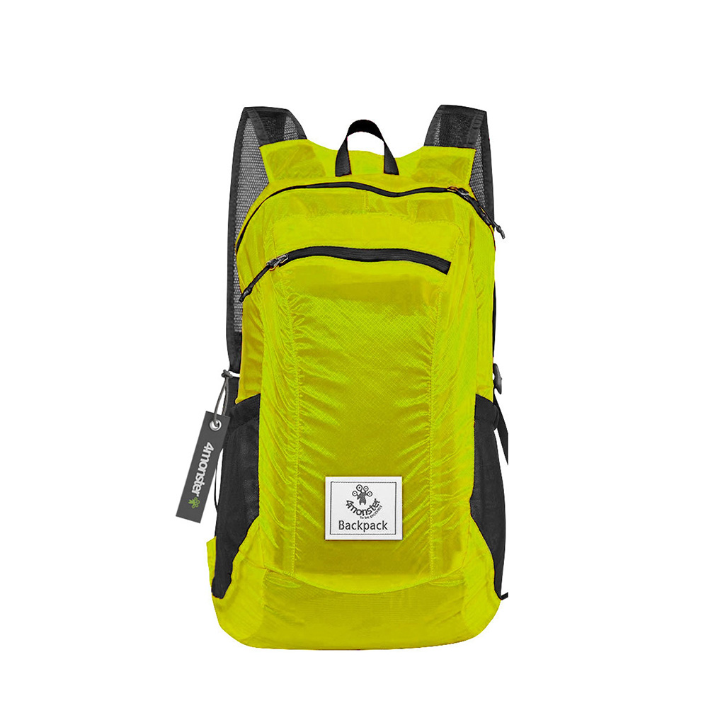 Mochila de Nylon Ultra Ligera Verde 4Monster