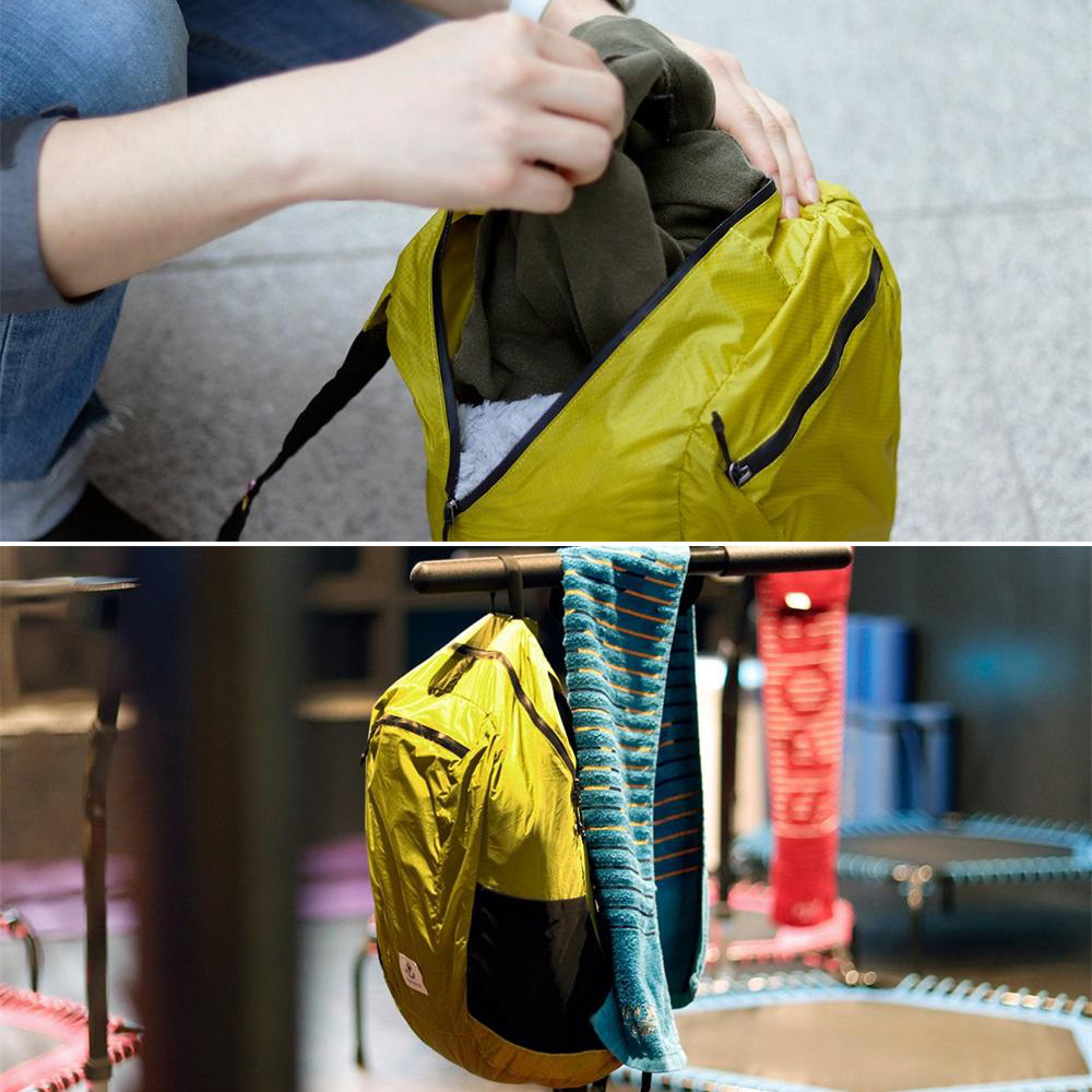 Mochila de Nylon Ultra Ligera Verde 4Monster