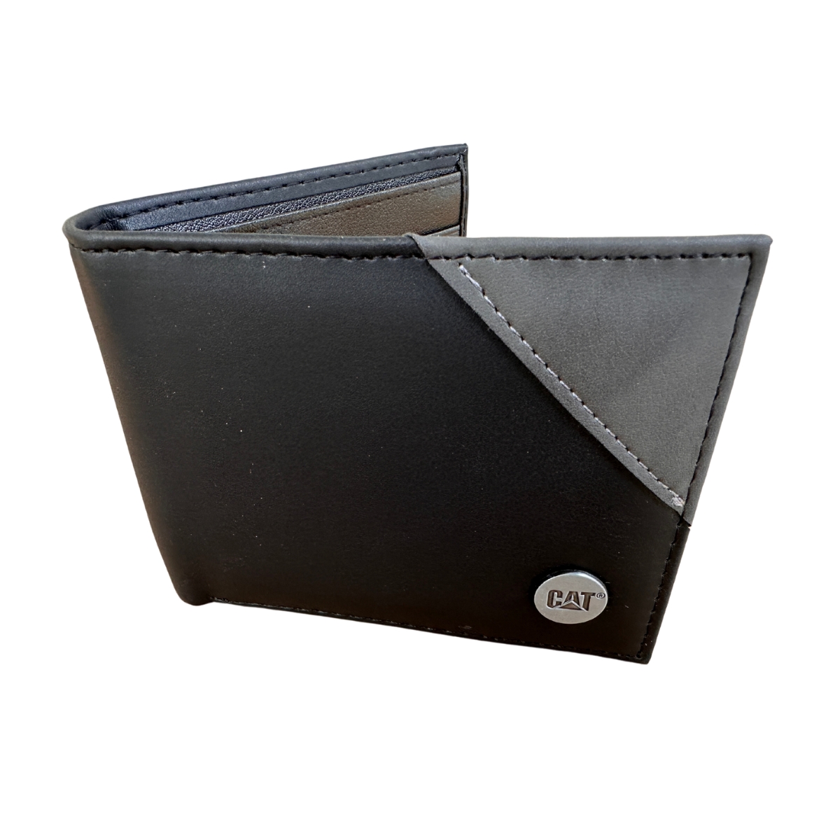 Cartera Cat Hombre Caterpillar Billetera Gris Original