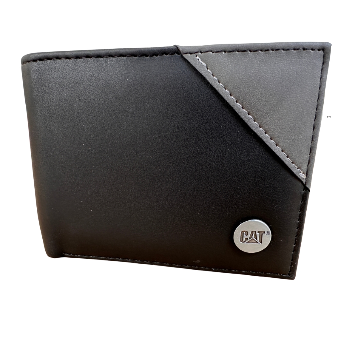 Cartera Cat Hombre Caterpillar Billetera Gris Original