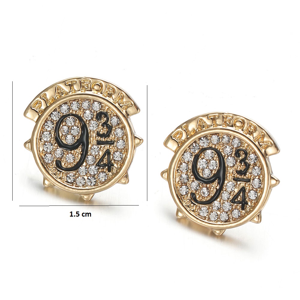 Aretes De Harry Potter Plataforma 9 3/4