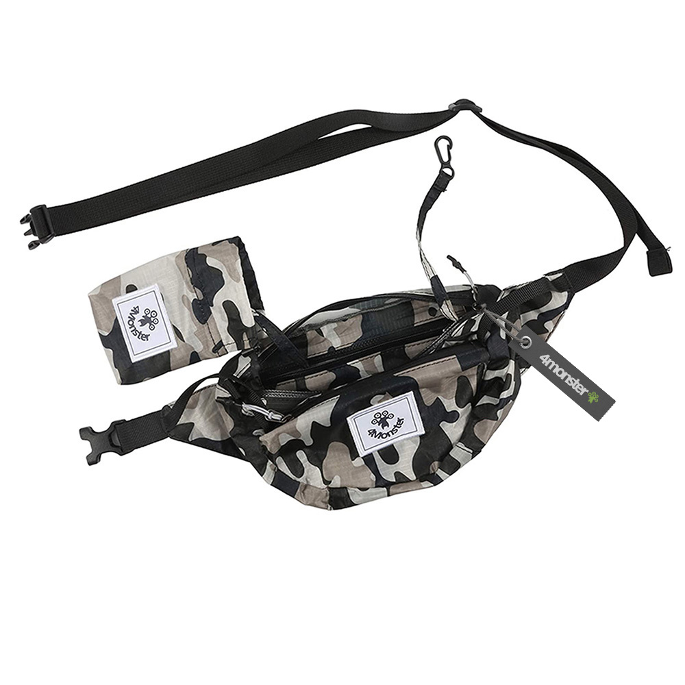  GORILLA WEAR Stanley Fanny Pack - Gray/White Camo Gray/White