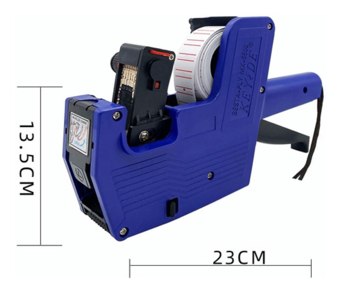 Etiquetadora De Precios Manual De 8 Digitos Y 10000 Etiqueta AZUL