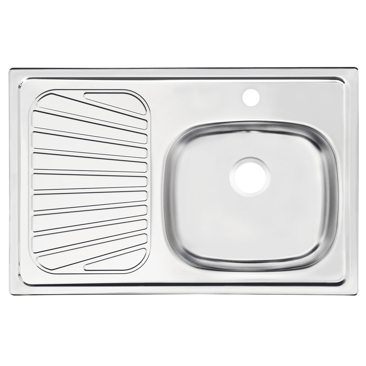 FREGADERO TARJA TRAMONTINA 93849515 ACERO INOX 80X52 IZQUIERDO END3**