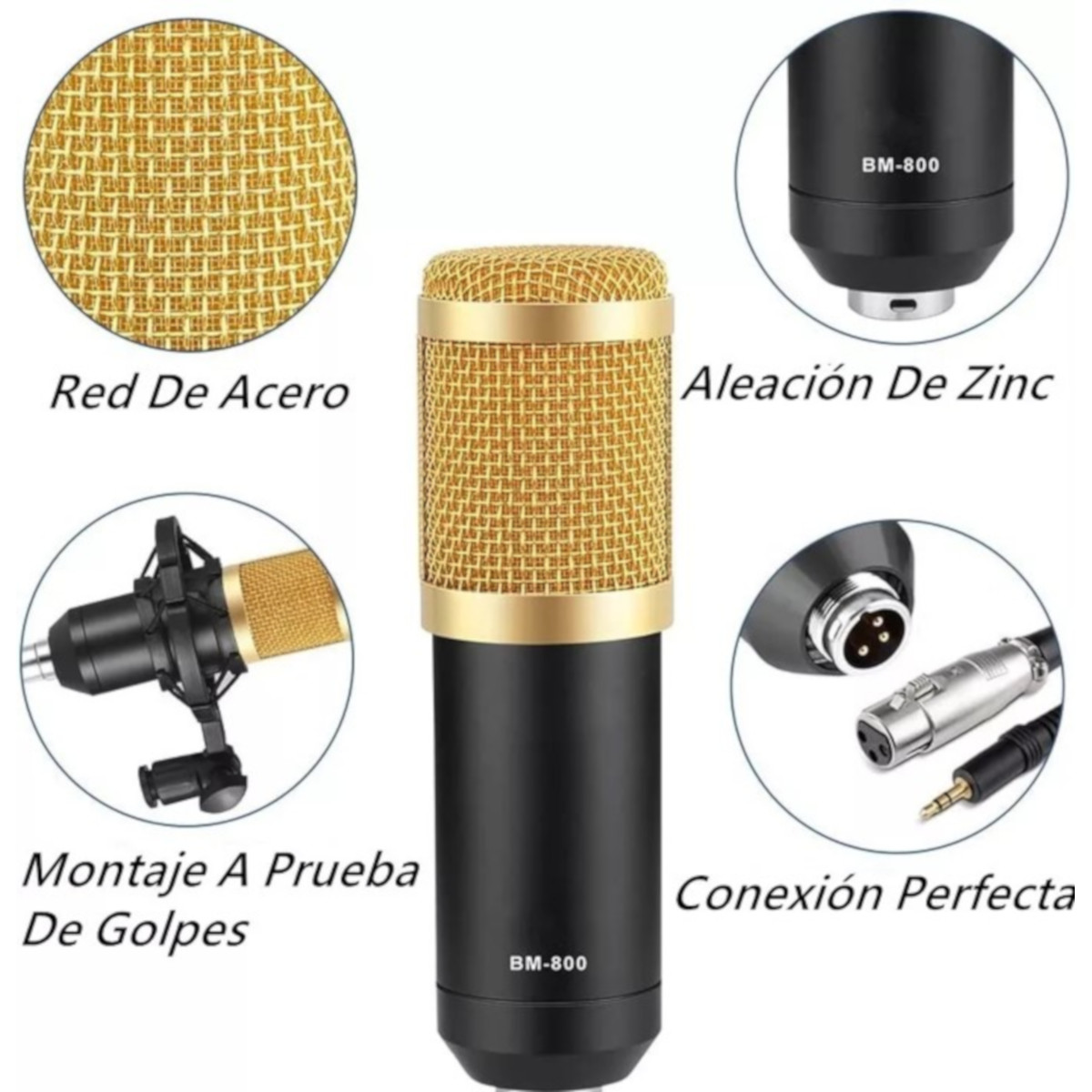 Microfono Bm Petukita Box Condensador Para Computadora
